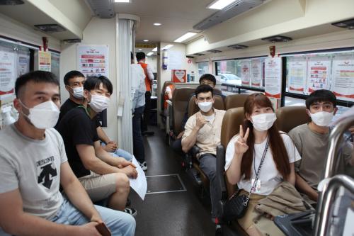 “중부대학교 학내구성원, 외국인 학생 헌혈 및 헌혈증서 기증행사 참여 줄이어”