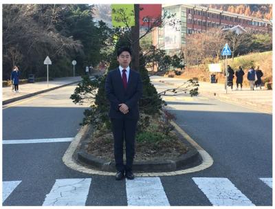 [홍보기자단 취재] 총학생회장 후보 윤재국(경호융합보안학과) 인터뷰 