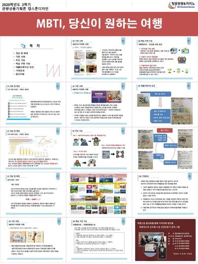 MBTI, 당신이 원하는 여행 (2020년 2학기 캡스톤디자인)