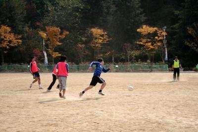 체육대회 축구 예선전