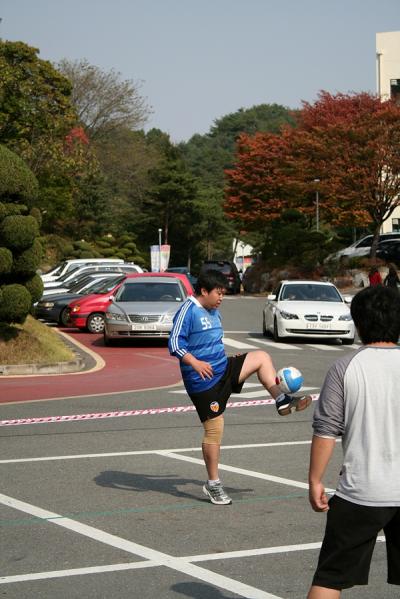 체육대회 족구 예선전