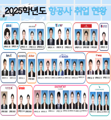 2023학년도 2024학년도 상반기 항공사 취업 현황